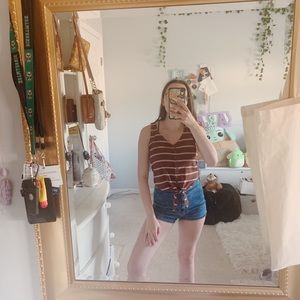 NWT striped tank top